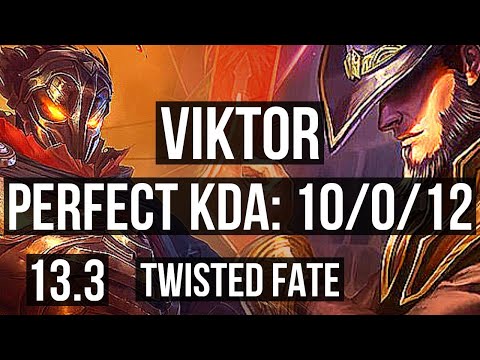 VIKTOR vs TF (MID) | 10/0/12, Legendary, 300+ games | KR Diamond | 13.3