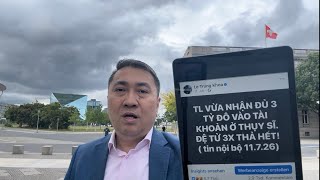 NHÀ BÁO LÊ TRUNG KHOA ĐANG BỊ ĐE DỌA THẾ NÀO KHI CÔNG BỐ THÔNG TIN 3 TỶ ĐÔ LA CỦA TL TẠI THỤY SĨ