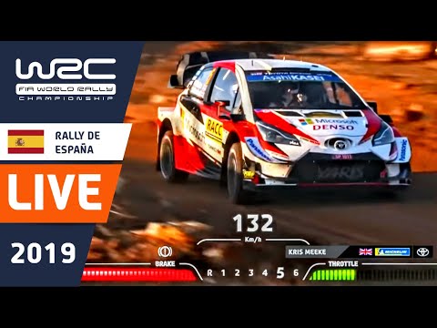 WRC Rally de España 2019 SHAKEDOWN LIVE. The WRC live stream from WRC+ ALL LIVE