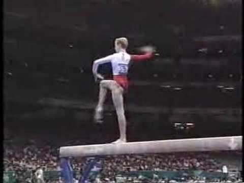 Svetlana Khorkina - 1996 Olympics Team Optionals - Balance Beam