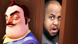 HE'S TRYING TO KILL ME... | Hello Neighbor (Alpha 3 ENDING)