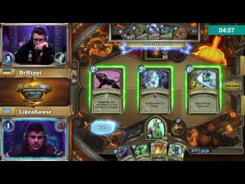 Like a Bawse vs DrHippi Hearthstone Europe Summer Championship Round 5