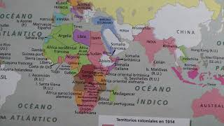 Los imperios coloniales en 1914