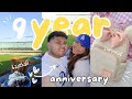 CELEBRATING 9 YEARS TOGETHER | DODGERS GAME, SURPRISE, GIFTS