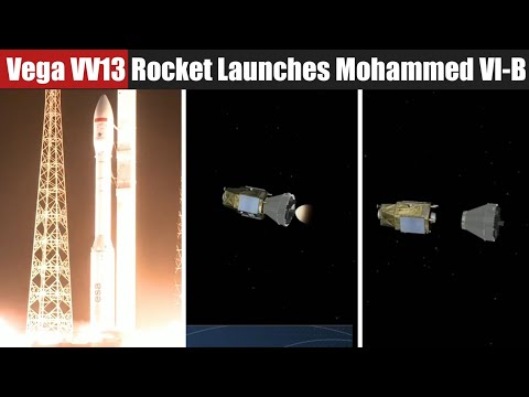 Arianespace Vega Rocket Flight VV13 Launches Mohammed VI-B for the Kingdom of Morocco | Highlights