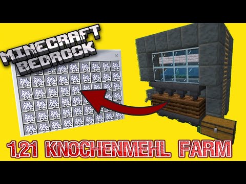BEST 1.21 BONEMEAL FARM TUTORIAL in Minecraft Bedrock German ¦ DaedalCraft