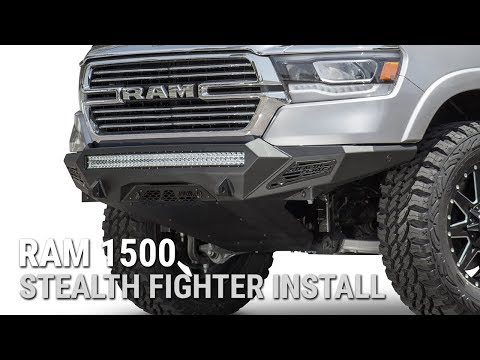 HOW TO: Install RAM 1500 Stealth Fighter Front Bumper with OEM Removal
