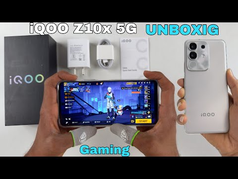 Thumbnail for IQOO z10x 5g unboxing and gaming test media Dimensity 7300 , 50MP camera