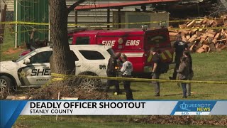 Person shot, killed after firing at officers responding to crash in Stanly County, deputies say