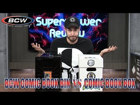 BCW Comic Book Bin VS Comic Book Box! BCW Comic Book Bin *REVIEW*