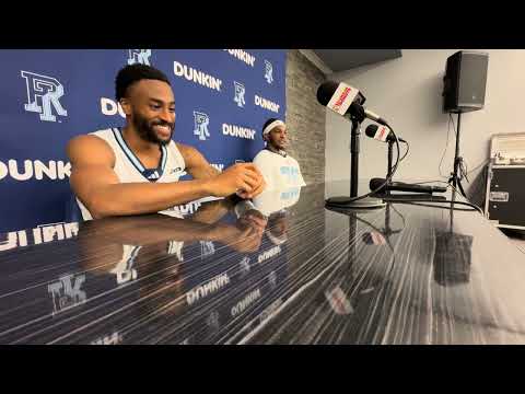 Rhody MBB || Postgame Press Conference: RJ Johnson and Tyler Cochran