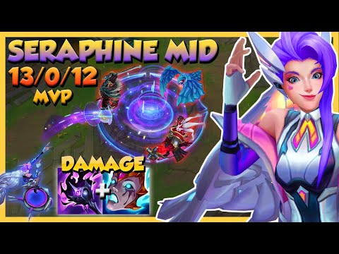 How I 𝓨𝓾𝓾𝓾𝓱𝓱𝓱 and carry as FULL DAMAGE MID SERAPHINE in high elo! | Erick Dota Seraphine Full Game