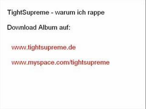 TightSupreme - warum ich rappe