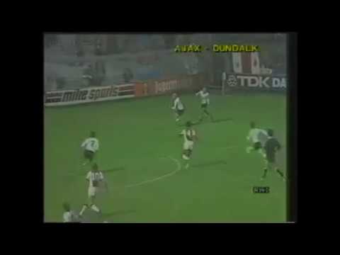 Ajax - Dundalk 4-0 - Coppa delle Coppe 1987-88 - 16imi di finale - andata