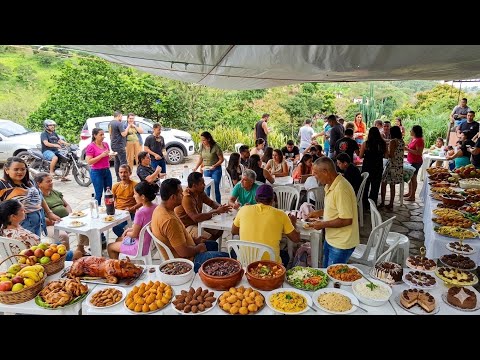 Almoço especial no sítio Serraria zona rural do Altinho-PE.