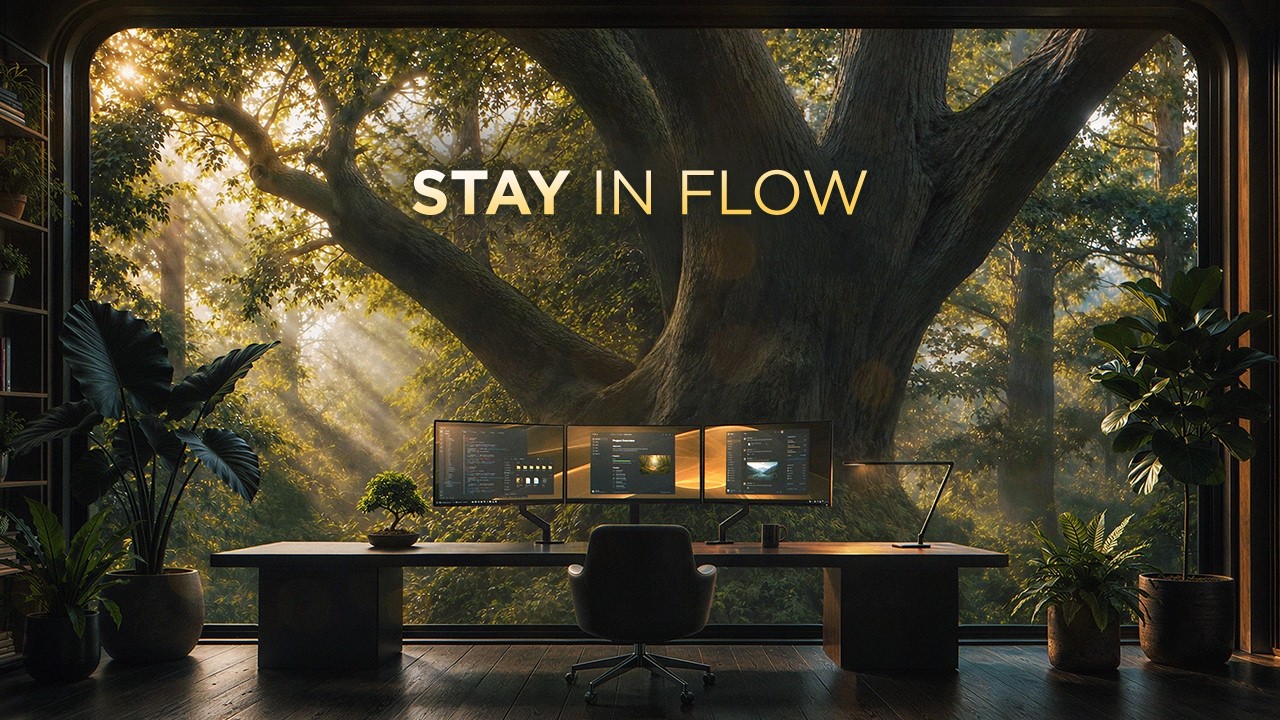 Chill Work Music to Stay in Flow — Focus & Stress Relief Mix