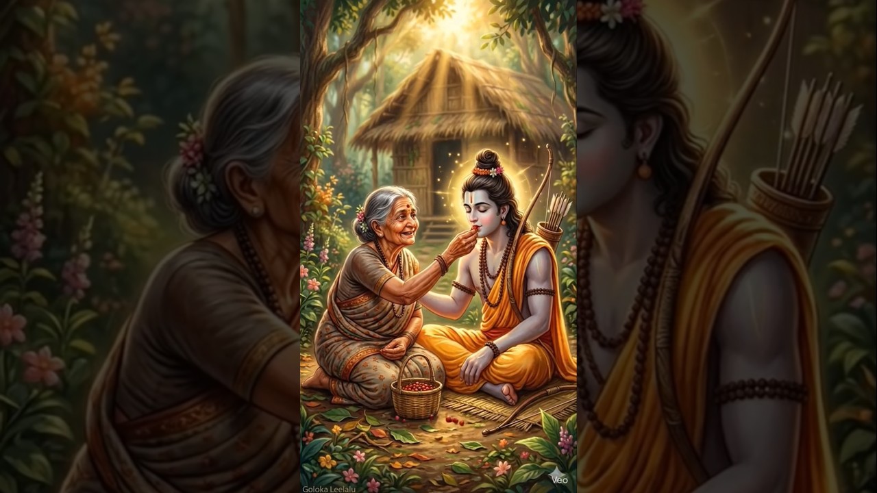 भक्ति हो तो शबरी जैसी 🙏 | राम भजन जिसने सबको रुला दिया#RamBhajan #ShabariBhajan #Ramayan #shorts