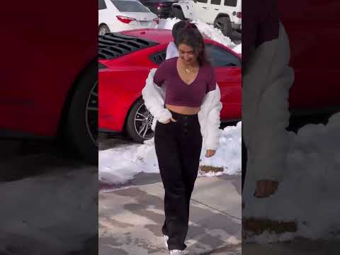 Sohneya Pranda nii Prada chahida 😄🔥 Snow in Canada 🇨🇦 #shorts