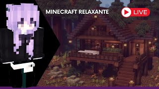 Minecraft Relaxante - Chalé de Madeira | Sobrevivência Pacífica 🌙