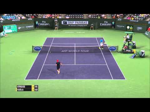 Indian Wells 2015 Friday Hot Shot Kyrgios