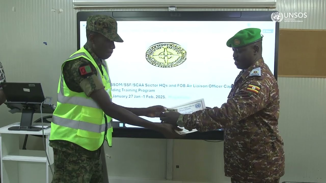 Lt. Raymond Tashobya - AUSSOM Uganda People's Defence Forces (UPDF)