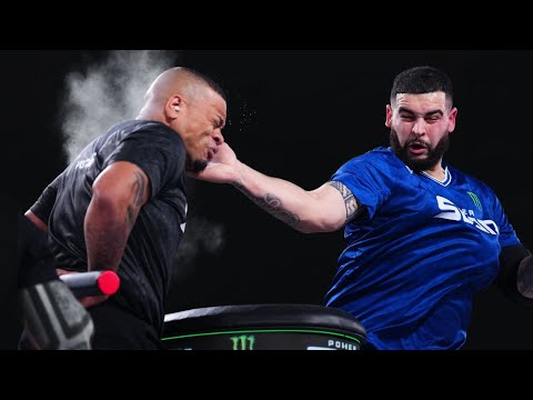 Undefeated Heavyweights Epic War 😡 | Wes Mena vs Aaron Turner | Power Slap 12 - Full Match