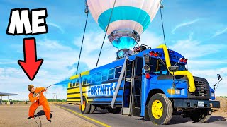 I Built a Real Life Fortnite Battle Bus!