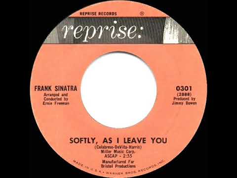 1964 HITS ARCHIVE: Softly As I Leave You - Frank Sinatra