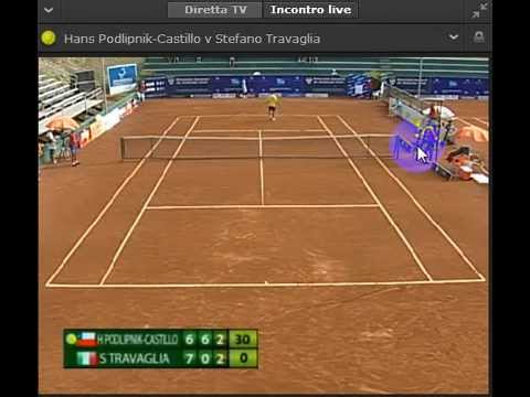 Stefano Travaglia vs Hans Podlipnik Castillo - Terzo set (3parte)