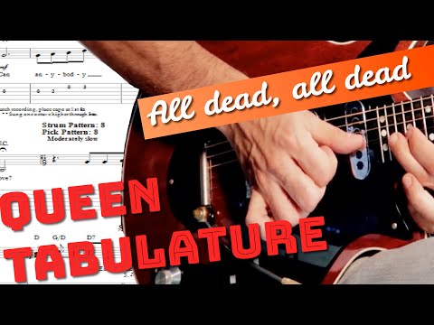 All dead,all dead Queen Guitar lesson tutorial TAB Brian May