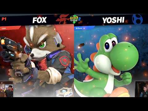 The Cheese League R10 - SSBU - Con (Fox) vs VLT | Nikes (Yoshi)