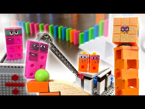 Numberblocks Chain Reaction : Octoblock and 27 to the Rescue || Keith's Toy Box