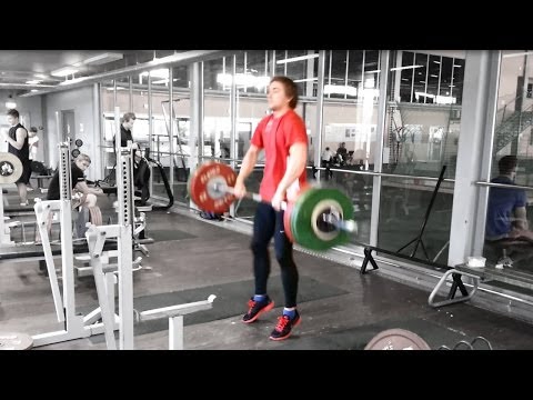 Testing strength - Power Clean 276 lbs/125 kg