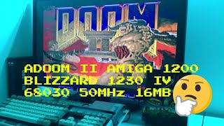 ADOOM on Amiga 1200 with Blizzard 1230 IV 68030 50MHz 16MB Ram