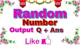 Download the video "Ep - 07 | Random Number | Find the output of the Program | 11th and 12th IP"