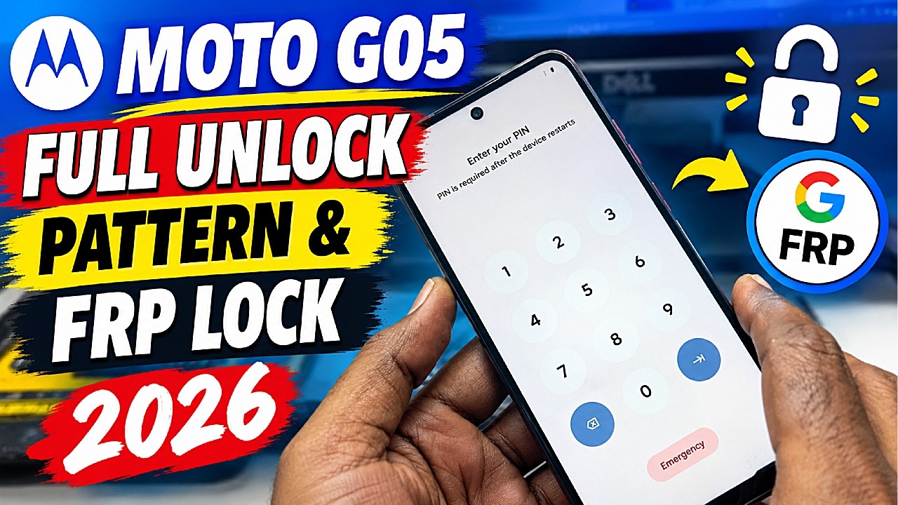Moto G05 Locked? How to Remove Pattern & Google Account in Minutes!