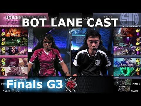 [BOTLANE CAST] TSM vs Unicorns of Love Game 3 | Finals NA vs EU Rift Rivals 2017 LoL | TSM vs UOL G3