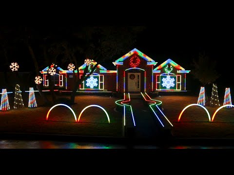 2014 Johnson Family Dubstep Christmas Light Show - Featured on ABC's The Great Christmas Light Fight
