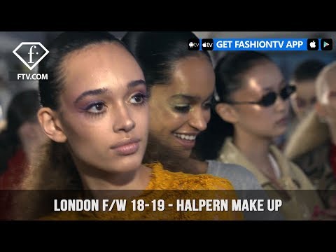 London Fashion Week Fall/Winter 18-19 - Halpern Make Up | FashionTV | FTV