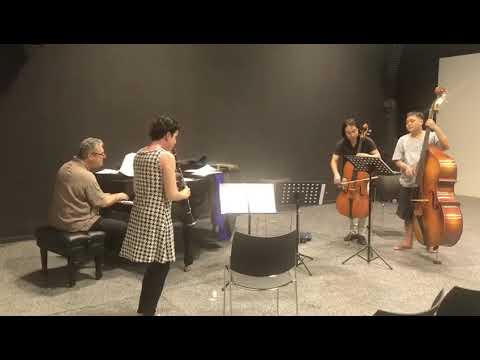 Klezmer Medley, rehearsal with Orit Orabach - Clarinet, Stefan Kruger - Piano and..