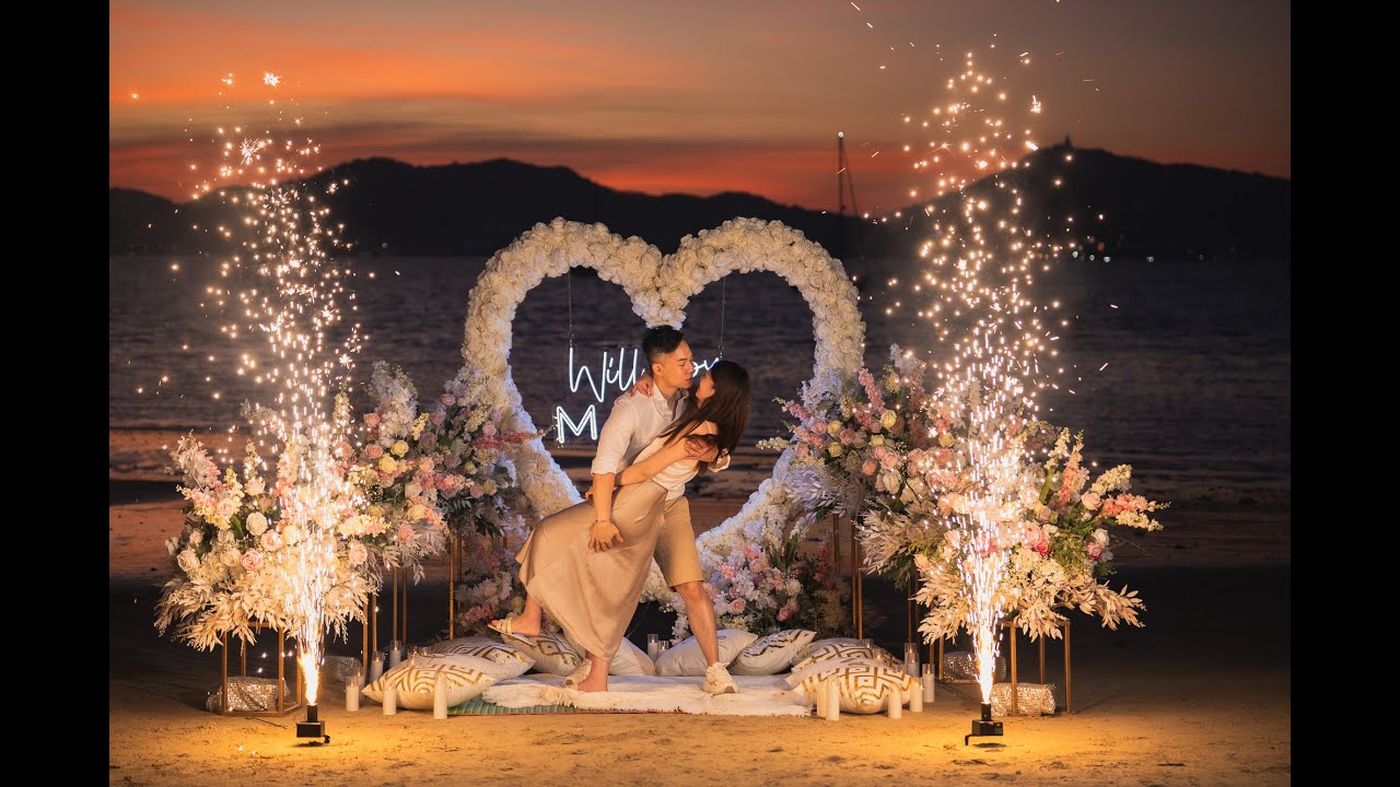Romantic Surprise Marriage Proposal in Phuket by BESPOKE EXPERIENCES THAILAND