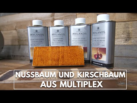 Holz Beizen #2 - Farben mischen für den richtigen Farbton & Fragen aus Teil 1 beantwortet