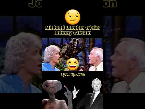 Michael Landon tricks Johnny Carson #shorts #johnnycarson #michaellandon #et #tonightshow