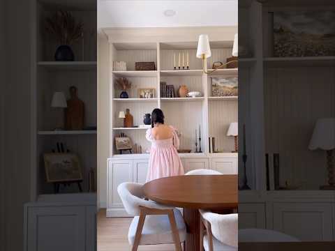 the DIY IKEA Built-Ins of my DREAMS 🥹✨ #ikea #builtinbookshelves #diy