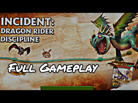 INCIDENT: DRAGON RIDER DISCIPLINE Full Gameplay, Completed! - Dragons: Rise of Berk