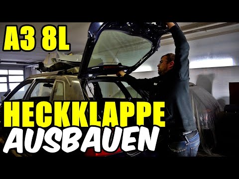 AUDI A3 8L HECKKLAPPE AUSBAUEN / DEMONTIEREN TUTORIAL / ANLEITUNG