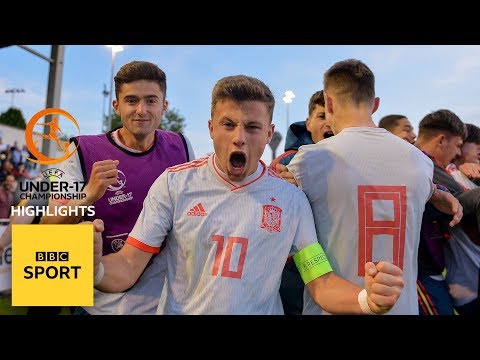 Highlights: Hungary 1-1 Spain (4-5 pens) | Euro U17s | BBC Sport
