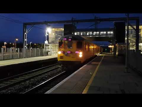 9708+37099 passing through Edinburgh Park on a Slateford Depot to Slateford Depot working
