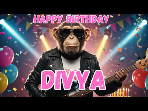 DIVYA Happy Birthday Song - Happy Birthday to Divya