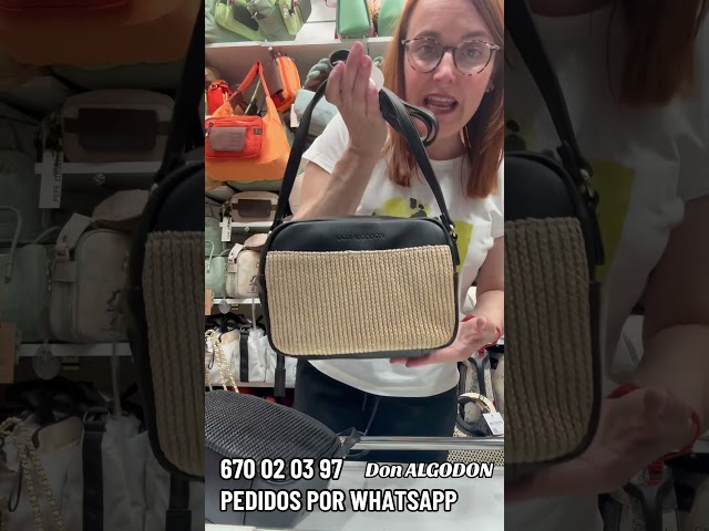 Vídeo relacionado con DON ALGODON | Bolso shopper mujer | Bolso mujer de rafia diseño artesanal para verano Larnaca